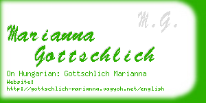 marianna gottschlich business card
